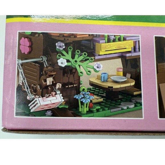 840 Piece Tree House Building Sets Creative Forest House Building Blocks Swing - Picture 8 of 8